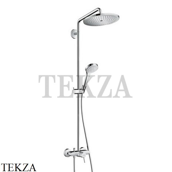 Hansgrohe Croma Select S 280 1jet Showerpipe Душевая колонна, смеситель 26791000, хром глянец