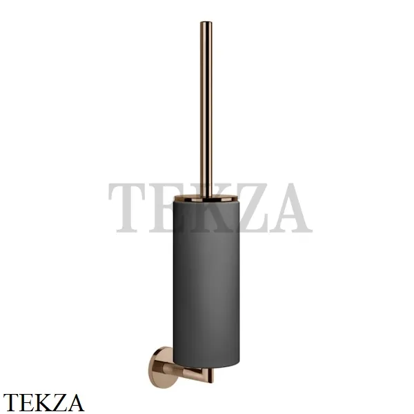 Gessi ANELLO Туалетный ершик настенный, композит черный 63720-030, Copper глянец