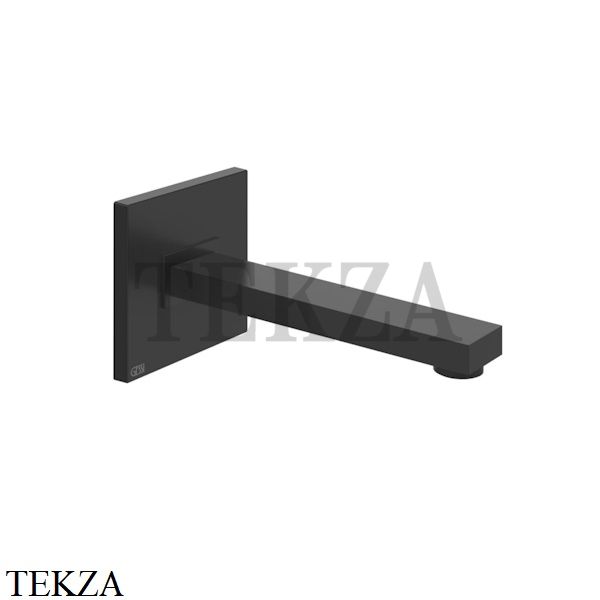 Gessi Rettangolo Излив для раковины настенный 20,7 см 20114-299, Black XL