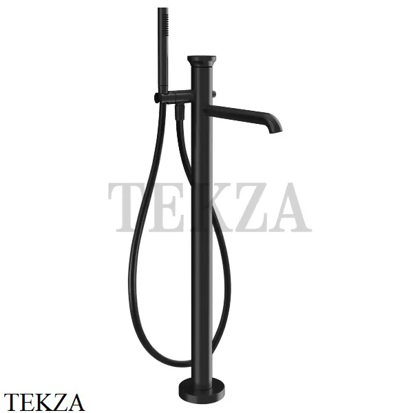 Gessi Origini ACCENT Смеситель для ванны напольный с гарнитуром 66028-299, Black XL