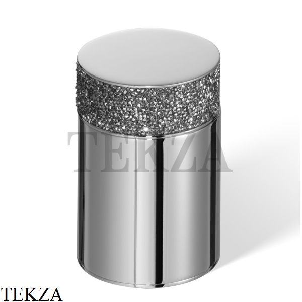 Decor Walther ROCKS Баночка универсальная с крышкой Swarovski® 0933700, хром глянец