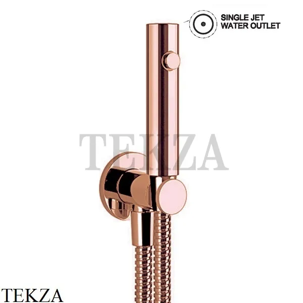 Gessi Total look Гидроёршик настенный на 1/2" 45121-030, Copper глянец