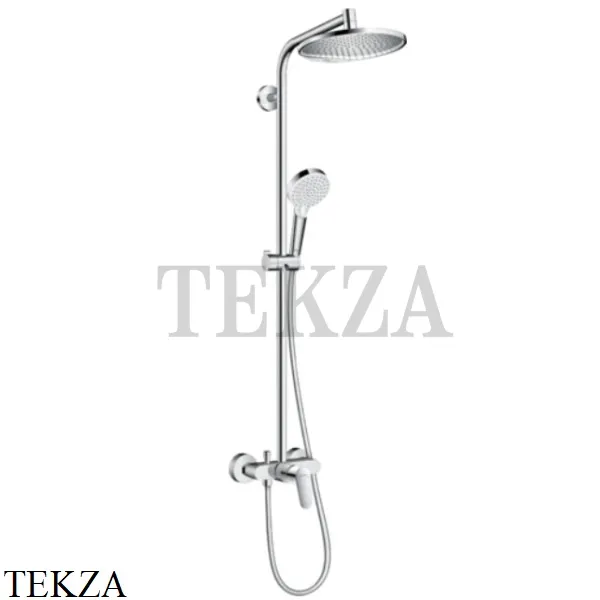 Hansgrohe Crometta S 240 1jet Showerpipe Душевая колонна 27269000, хром глянец