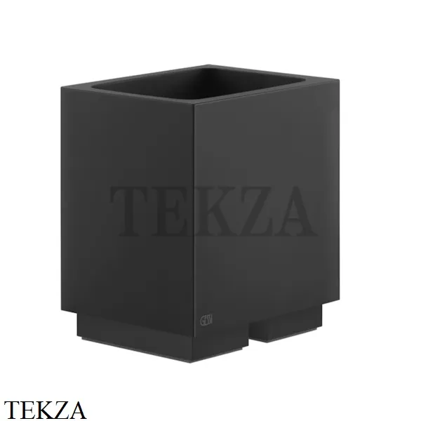 Gessi Rettangolo Стакан настольный, композит черный 20832-099, Black XL