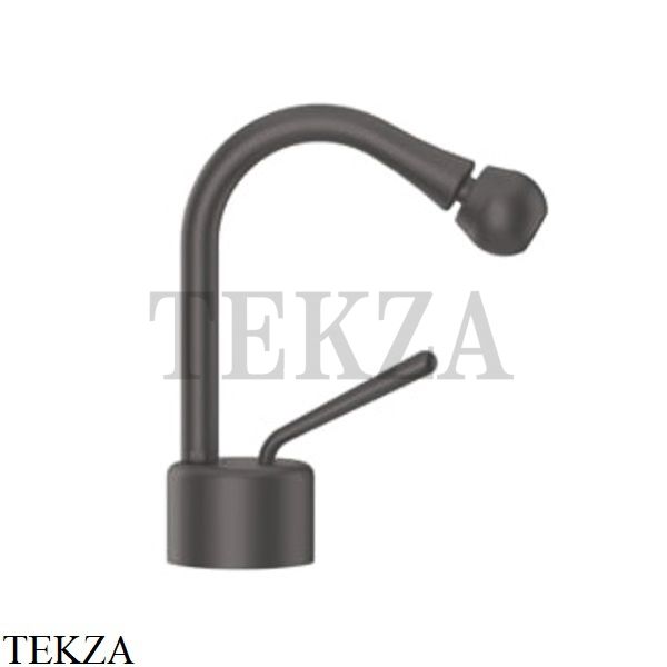 Gessi Goccia Смеситель для биде фиксированный, без сливного гарнитура 33807-126, Black Metal Br.