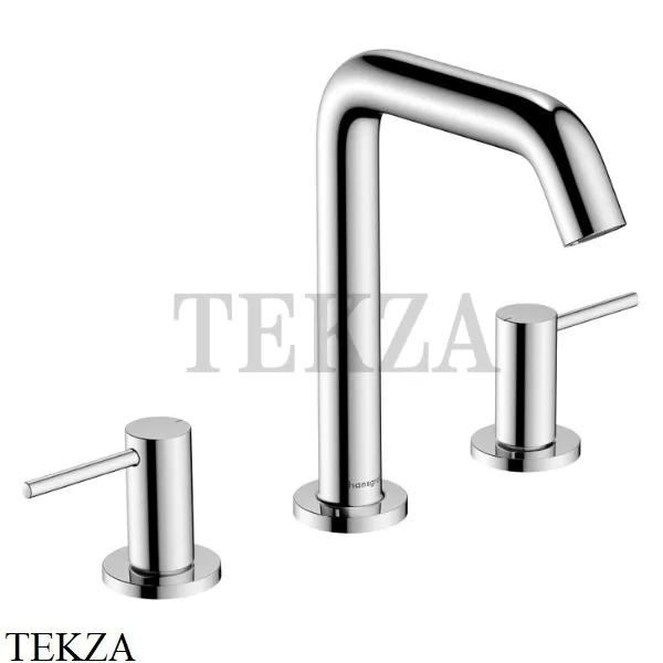 Hansgrohe Tecturis S Смеситель для раковины 150 EcoSmart, с донным клапаном 73330000, хром глянец