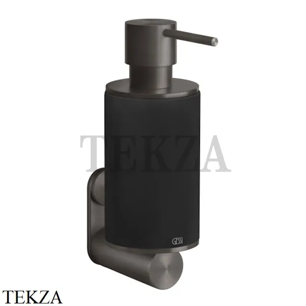 Gessi 316 ACCESSORIES Дозатор для жидкого мыла или лосьона, композит черный 54714-707, Black Metal Brushed