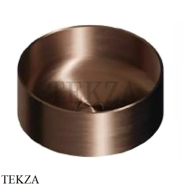 Newform SOLO STEEL Раковина накладная круглая 72301X.59.067, Brushed copper bronze