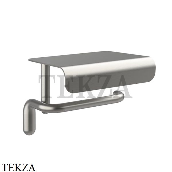 Gessi Goccia Бумагодержатель с крышкой-полкой 38049-147, Chrome Brushed