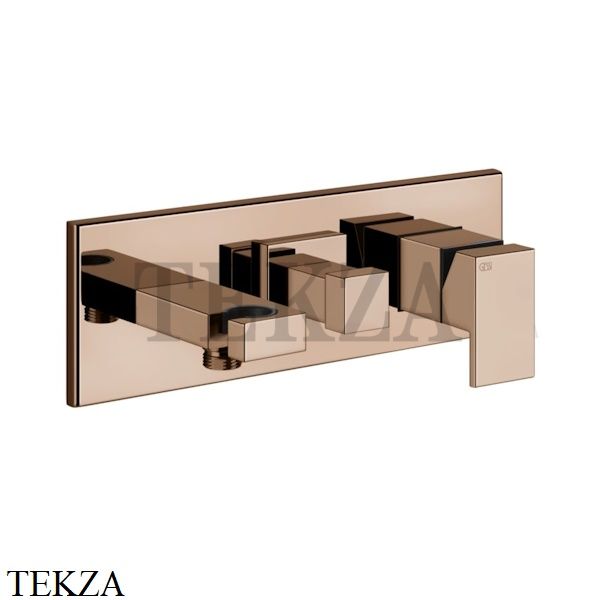 Gessi Rettangolo shower Смеситель для душа, внешняя часть 44910-030, Copper глянец PVD