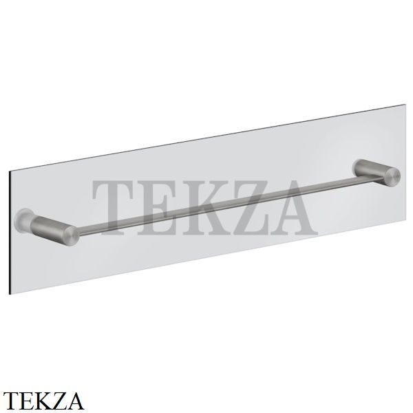 Gessi 316 ACCESSORIES Полотенцедержатель для крепления на стекло, 60 см 54925-239, Steel Brushed