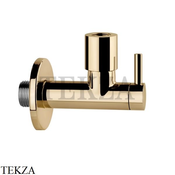 Gessi TOTAL LOOK Запорный кран-фильтр под раковину с подводом воды 01411-735, Warm Bronze PVD