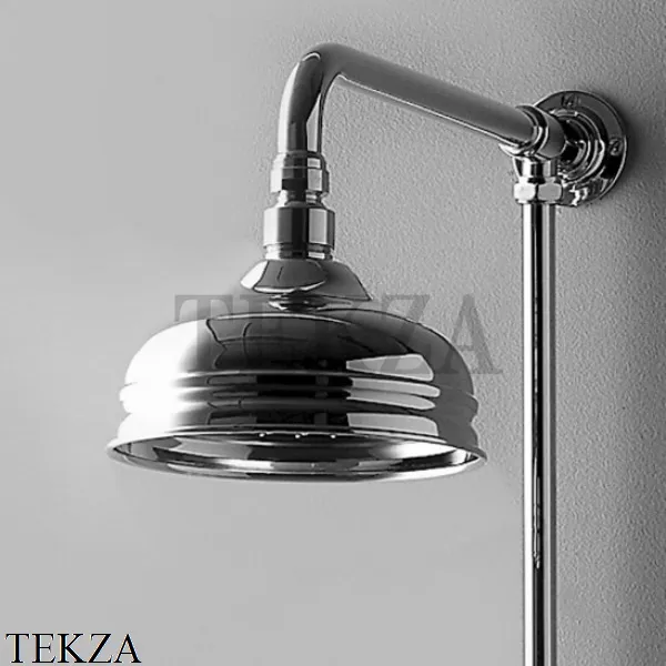 Devon&Devon SHOWER MIXERS Верхняя душевая лейка с трубой AQK320CR, хром глянец