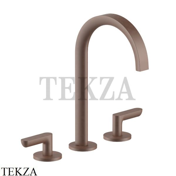 Fantini Icona Deco Смеситель для раковины, без донного клапана 53P9R107W, Matt Copper PVD