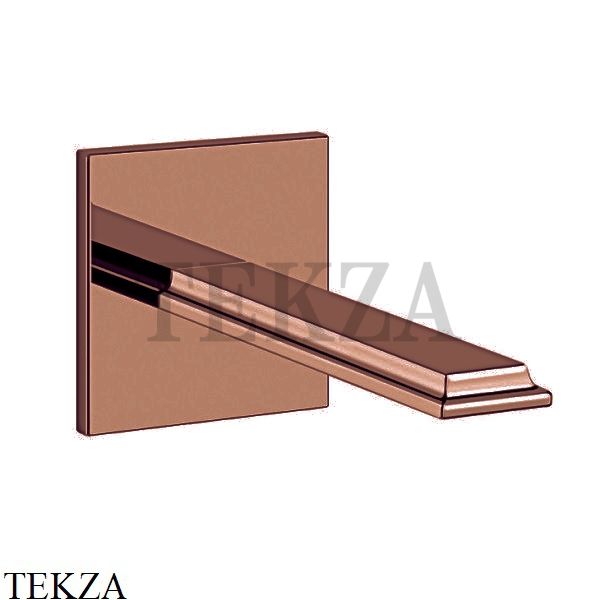 Gessi ELEGANZA Излив для раковины настенный 46100-030, Copper глянец