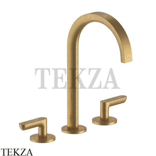 Fantini Icona Deco Смеситель для раковины, без донного клапана 53Q7R107W, Pure Brass PVD