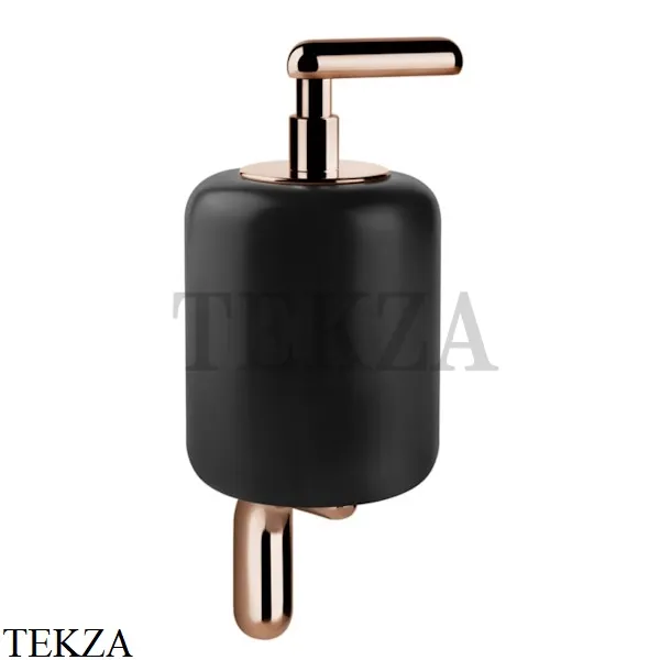 Gessi Goccia Дозатор для жидкого мыла, белая керамика 38014-123, Copper глянец