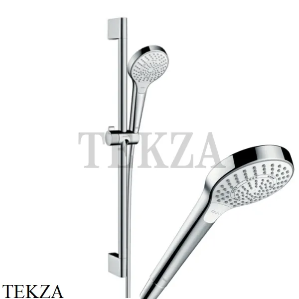 Hansgrohe Croma Select S Multi 3 jet Душевой набор 26560400 хром глянец-белый