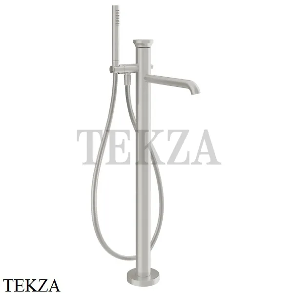 Gessi Origini NEUTRAL Смеситель для ванны напольный с гарнитуром 66028-149, Finox Brushed Nickel