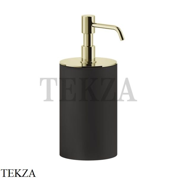 Gessi RILIEVO Дозатор для жидкого мыла настольный, композит черный 59538-710, Brass PVD