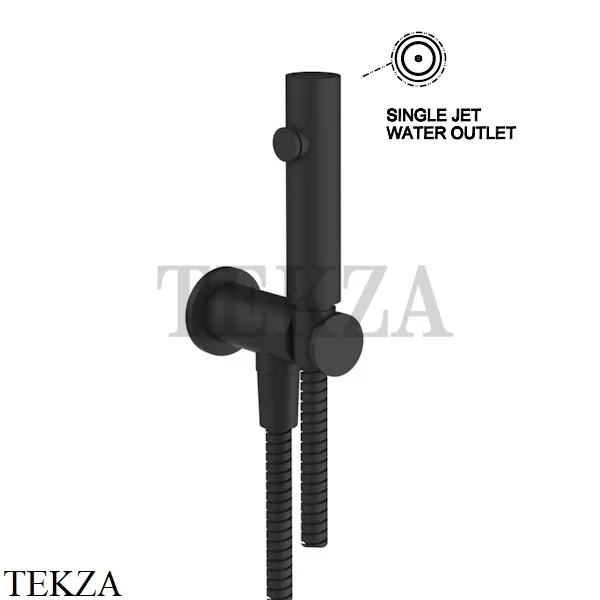 Gessi Total look Гидроёршик настенный на 1/2" 45121-299, Black XL