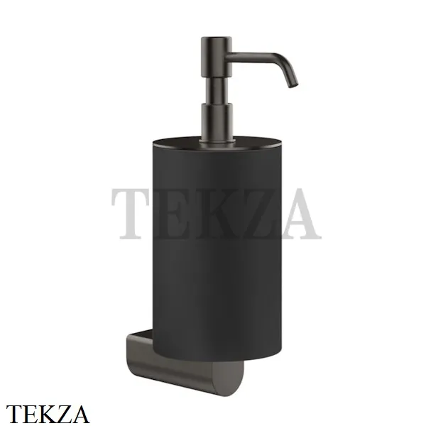 Gessi RILIEVO Дозатор для жидкого мыла, композит черный 59514-707, Black Metal Brushed