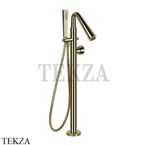 Gessi CONO Смеситель для ванны напольный, внешняя часть 45028-710, Brass PVD