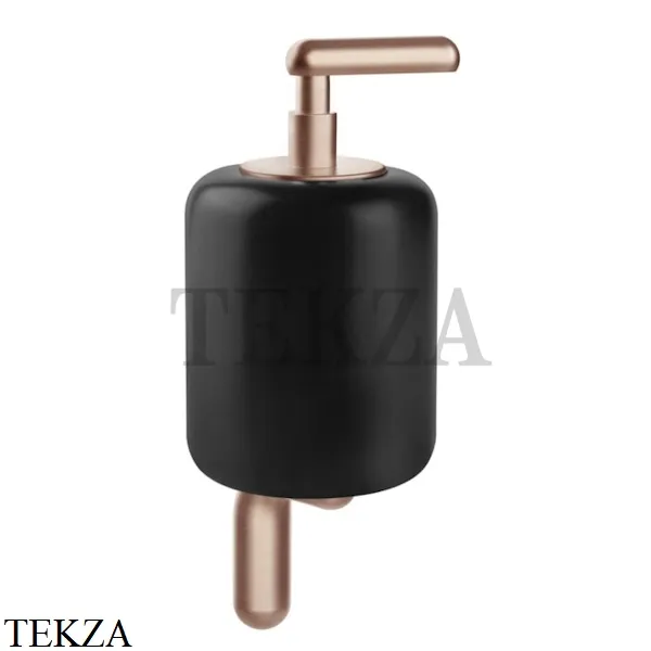 Gessi Goccia Дозатор для жидкого мыла, белая керамика 38014-125, Copper Brushed