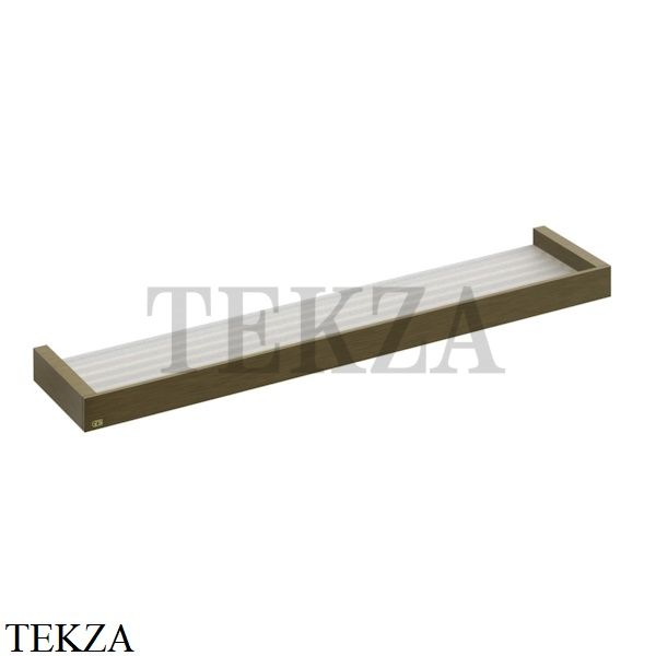 Gessi Rettangolo Полка настенная в душевую зону verex 20945-713, Antique Brass