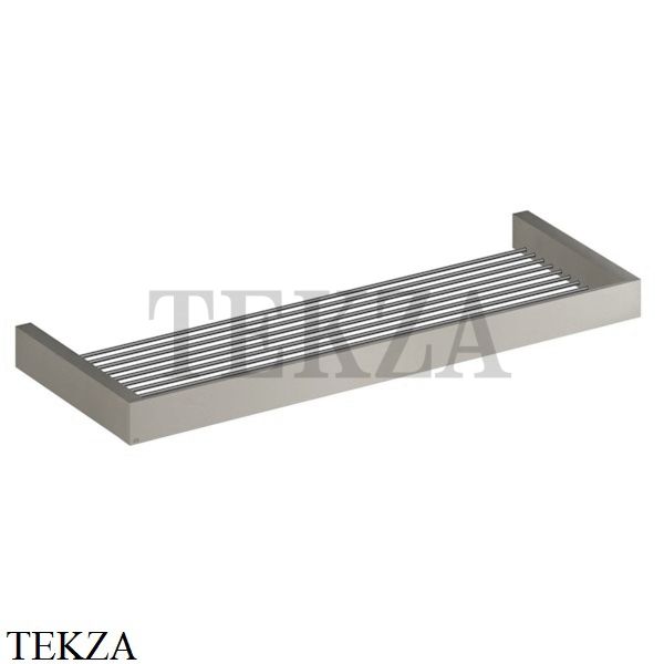 Gessi Rettangolo Решетка-полка для полотенец широкая 60 см 20950-149, Finox Brushed Nickel