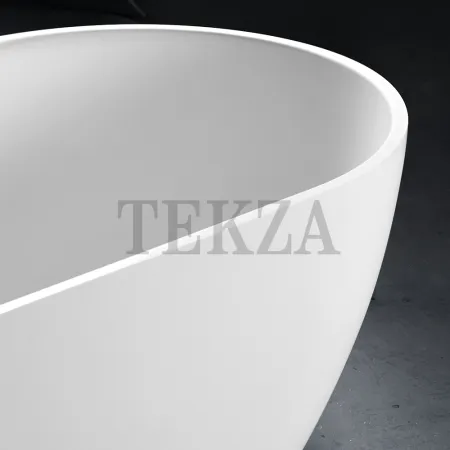 Gruppo Treesse CLIVIA Свободностоящая ванна 160 solid surface V446BO, белый матовый