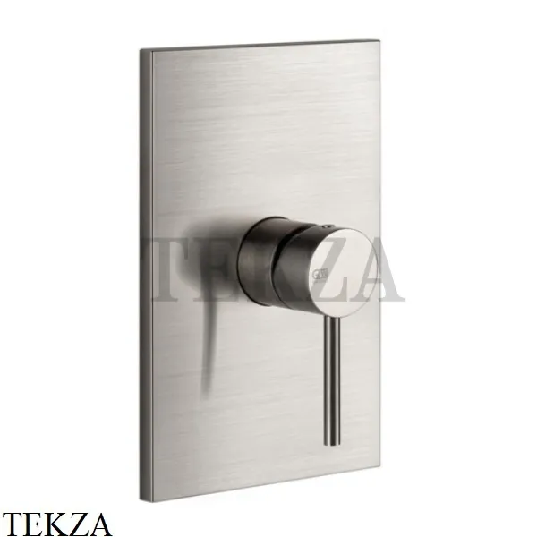 Gessi Via Tortona Смеситель для душа однорычажный, внешняя часть 44662-149, Finox Brushed Nickel