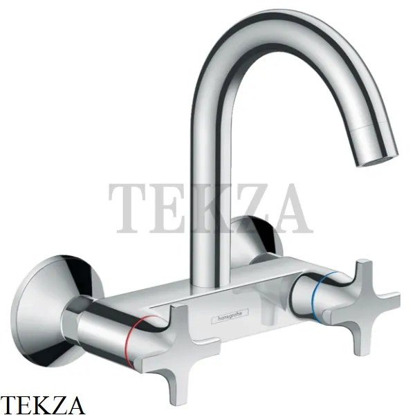 Hansgrohe Logis Смеситель для кухни поворотный 71286000, хром глянец