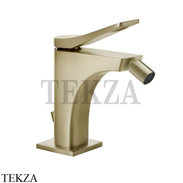 Gessi RILIEVO Смеситель для биде, с донным клапаном 59007-727, Brushed Brass