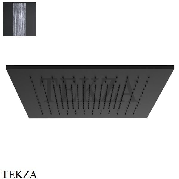 Gessi MINIMALI Накладная душевая панель 500x500, 1 функция 57012-299, Black XL