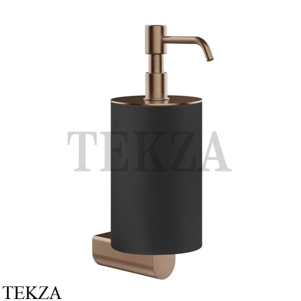 Gessi RILIEVO Дозатор для жидкого мыла, композит черный 59514-708, Copper Brushed