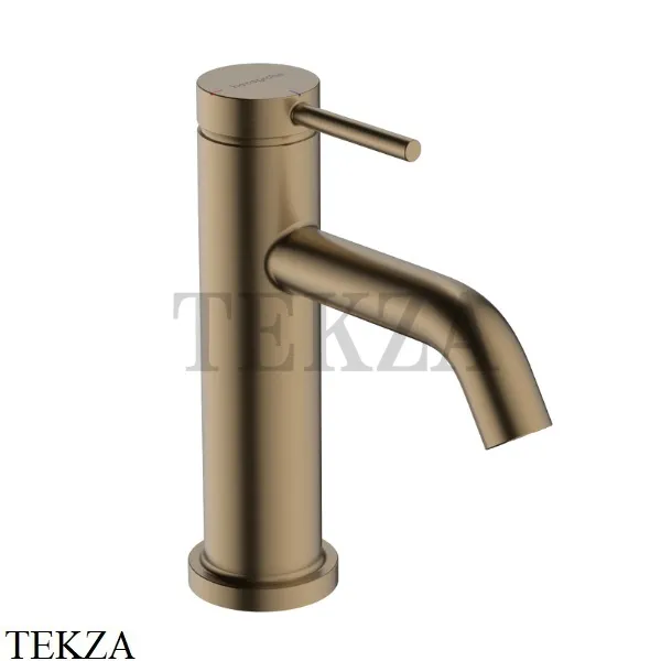 Hansgrohe Tecturis S Смеситель для раковины 80 CoolStart, без гарнитура 73301140, Brushed Bronze