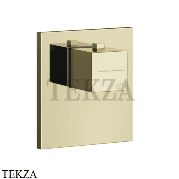 Gessi RETTANGOLO SHOWER Термостат для душа, внешняя часть 43252-710, Brass PVD