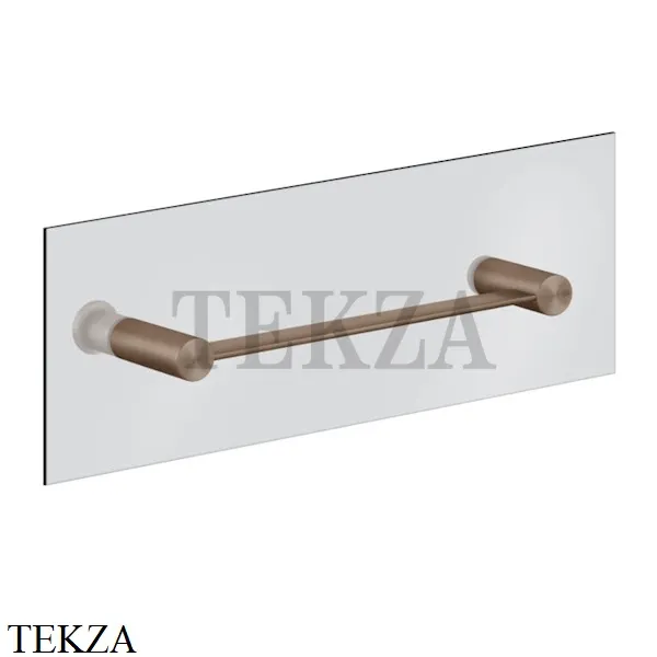 Gessi 316 ACCESSORIES Полотенцедержатель для крепления на стекло, 30 см 54921-708, Copper Brushed PVD