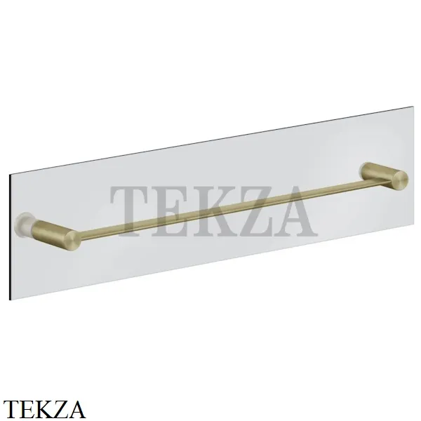 Gessi 316 ACCESSORIES Полотенцедержатель для крепления на стекло, 60 см 54925-727, Brushed Brass PVD