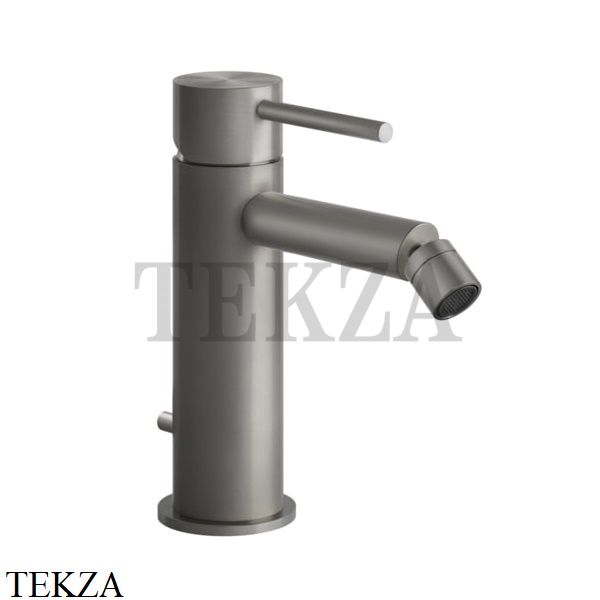 Gessi 316 FLESSA Смеситель для биде, с донным клапаном 54007-239, Steel Brushed