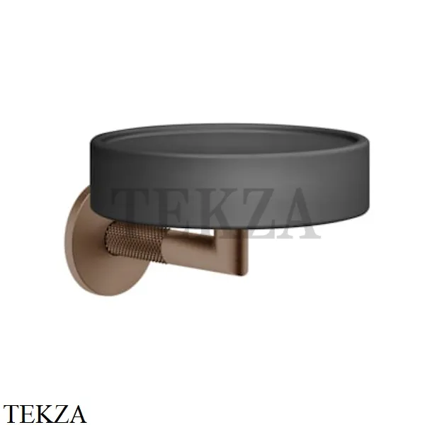 Gessi ANELLO Мыльница настенная композит черный 63702-708, Copper Brushed