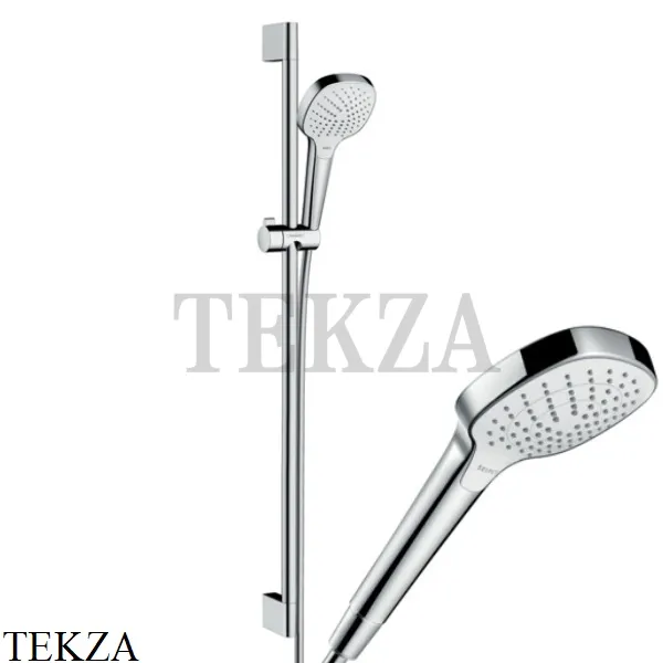 Hansgrohe Croma Select E Vario 3 jet Душевой набор 26592400 хром глянец-белый