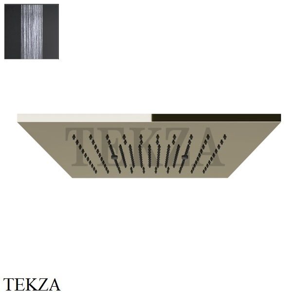 Gessi MINIMALI Накладная душевая панель 350x350, 1 функция 57871-720, Nickel PVD